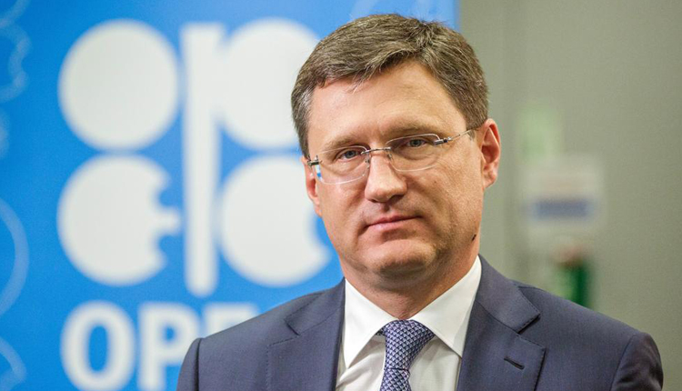 Russia's energy minister Alexander Novak
