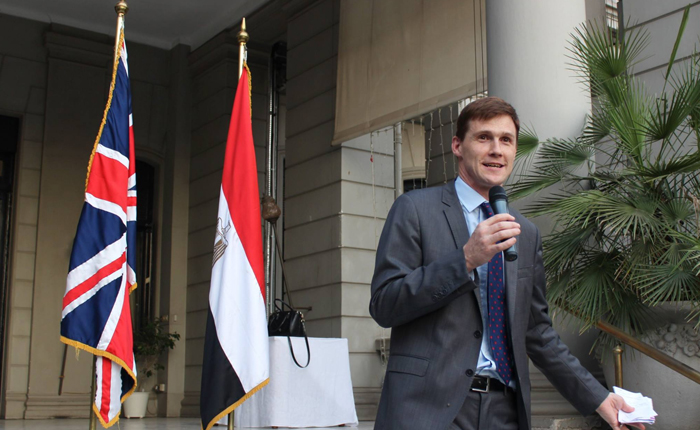 British ambassador to Egypt John Casson