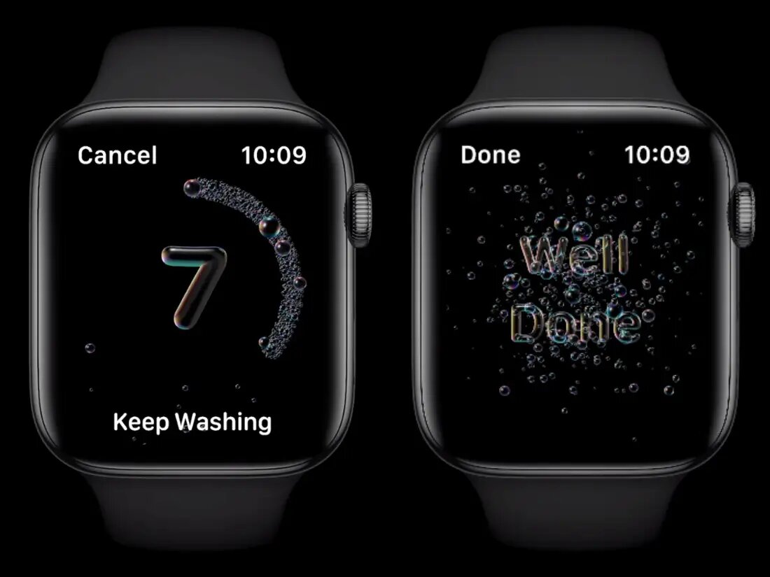 Apple introduces hand-washing feature