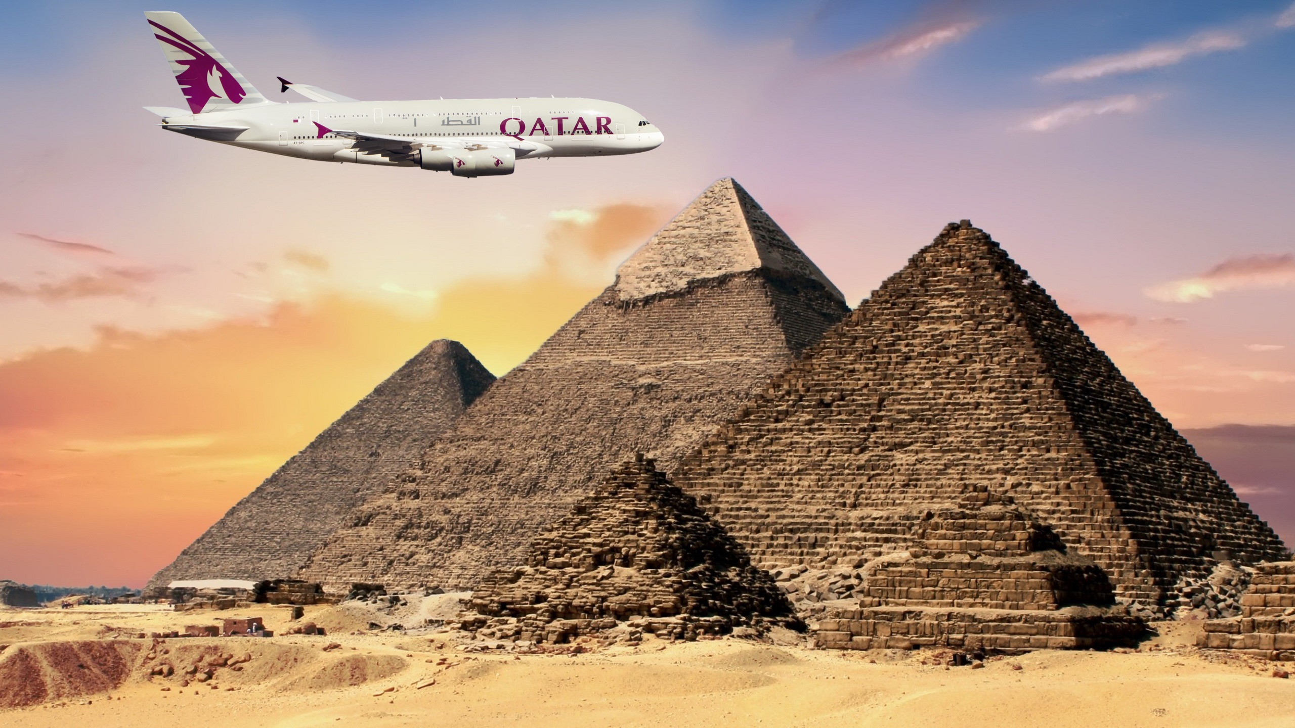 Egypt Qatar airspace and flights