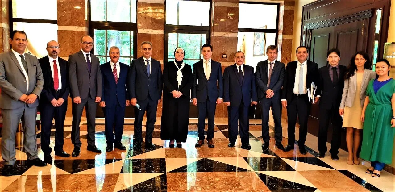 The Egyptian minister made her remarks after meeting with Andrei Slepnev, Minister in charge of Trade of the Eurasian Economic Commission, with participants in the fourth round of free trade talks in Moscow on Thursday, June 24, 2021