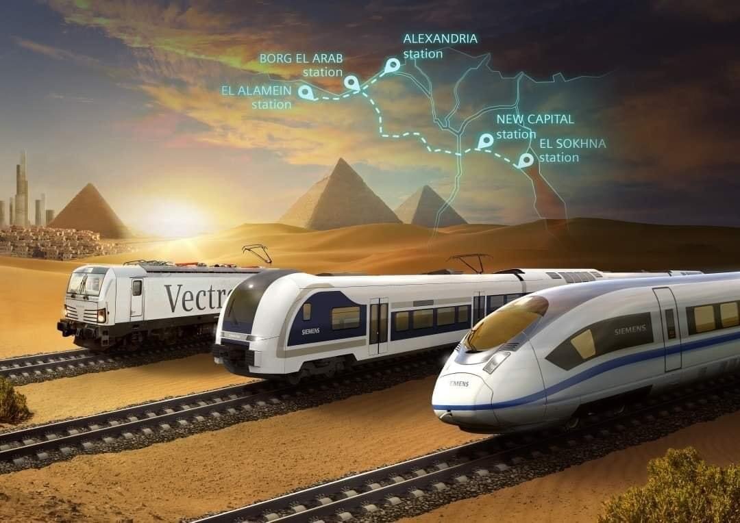 Egypt high-speed electric rail