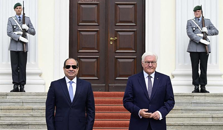 Sisi arrives at Berlin today for meeting with president of Germany