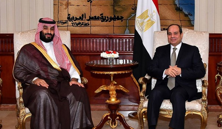 al-Sisi and Mohammed bin Salman