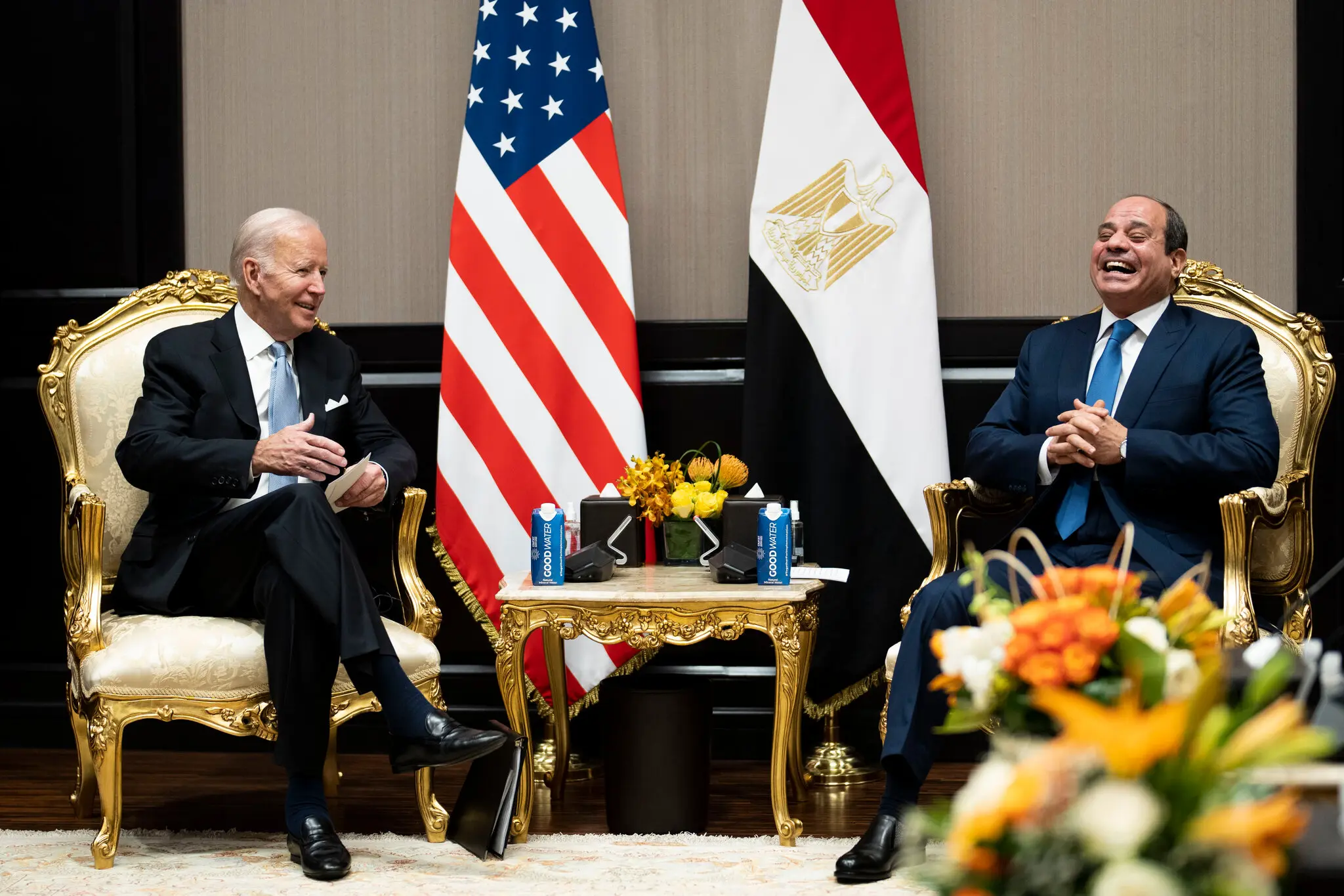 Biden Sisi Egypt COP27