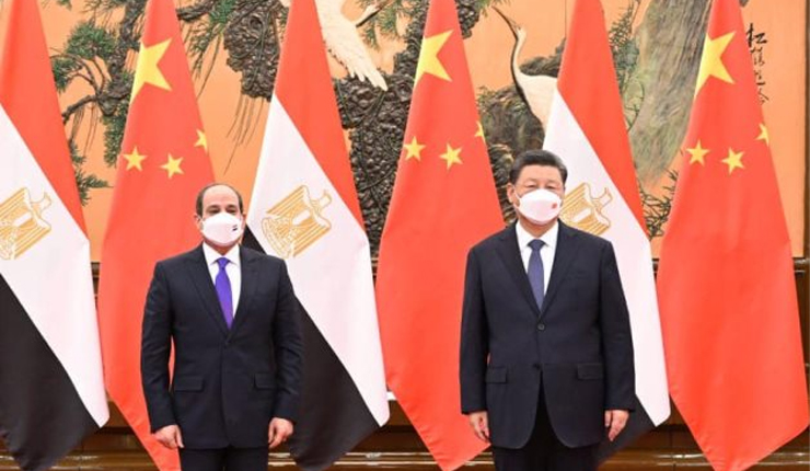 Egypt's President al-Sisi, Chinese President Xi Jinping