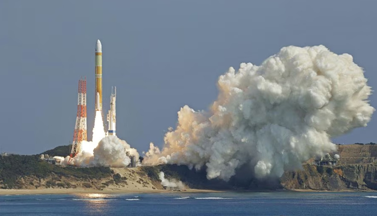 Japan's H3 rocket lifts off at the Tanegashima Space Center