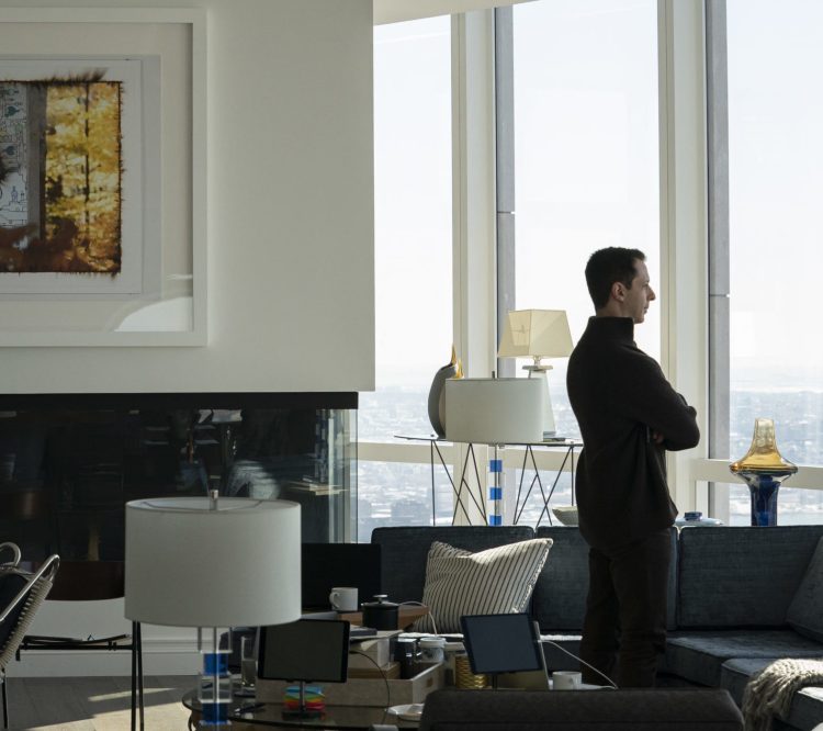 Succession's Kendall Roy in his penthouse