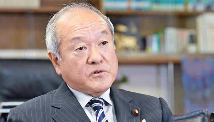 Japan's finance minsiter Suzuki