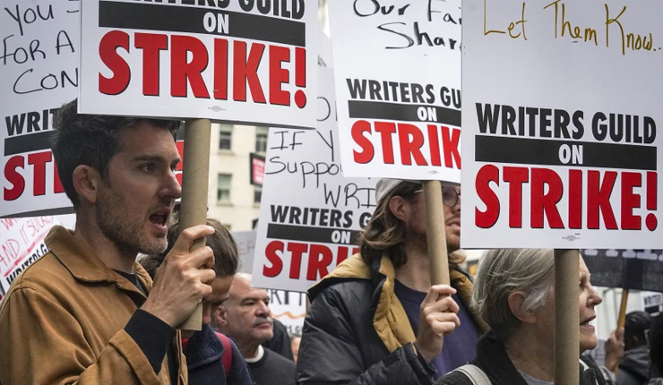 WGA on strike