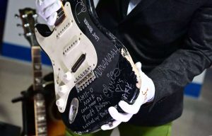 Kurt Cobain's auctioned smashed guitar 
