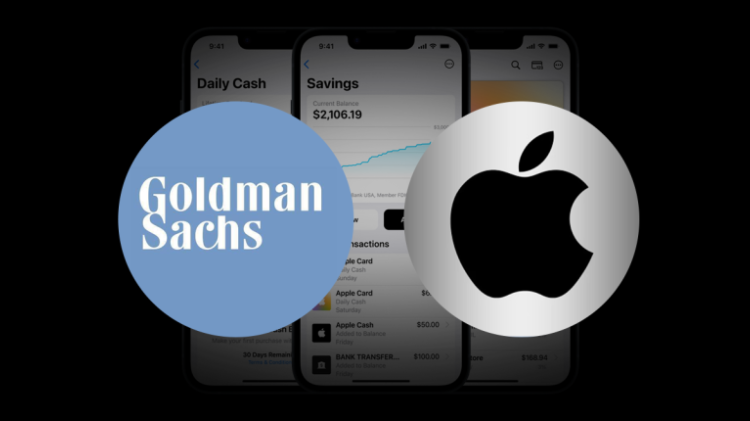 Goldman Sachs and Apple logos