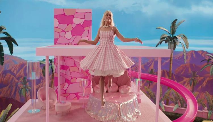 Margot Robbie in the Barbie movie