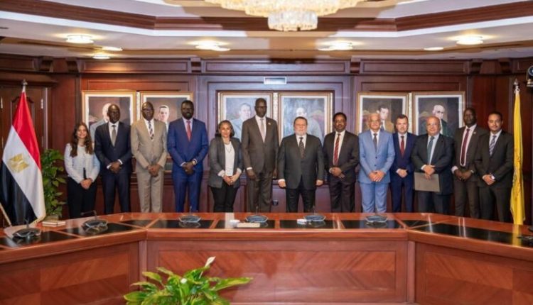 South Sudanese delegation Egypt