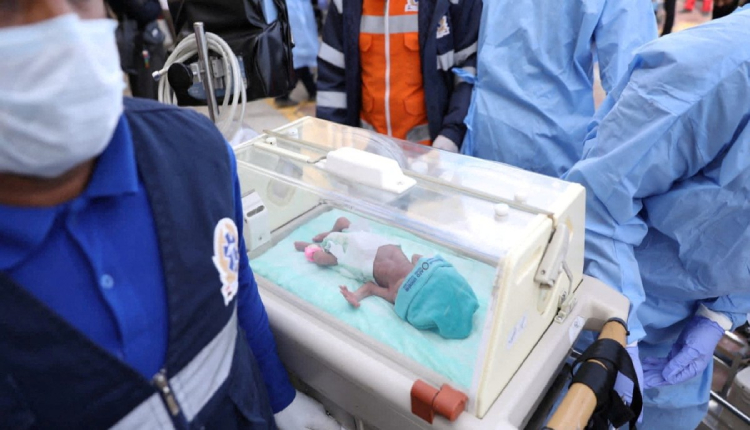 Premature babies in Gaza
