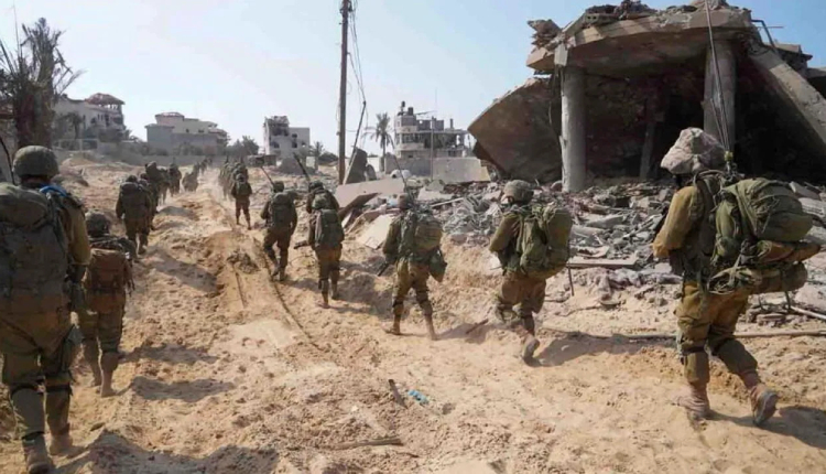 Israeli soldiers in Gaza