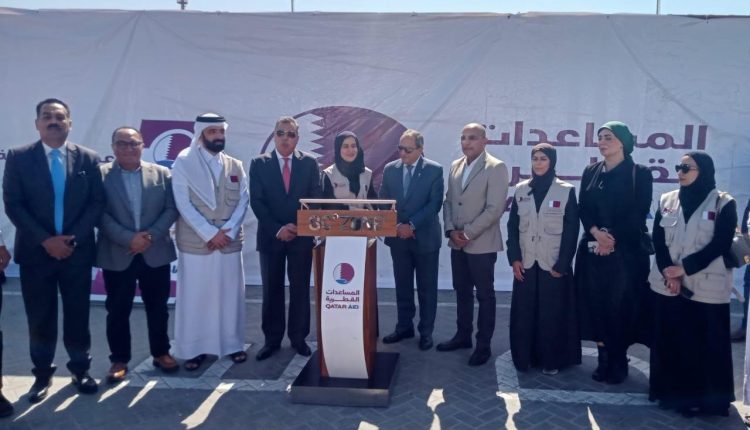 Qatari aid East Port Said Egypt Gaza