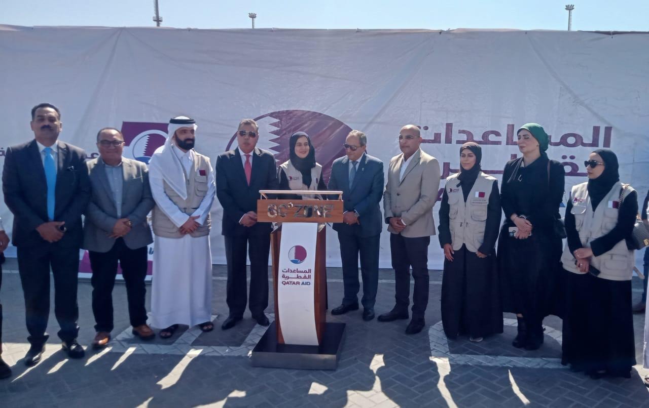 Qatari aid East Port Said Egypt Gaza