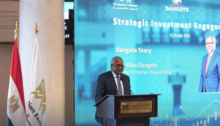 Egypt Dangote Egyptian Exchange EGX Omar Radwan